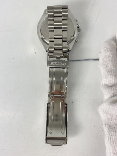 画像：SEIKOクォーツ腕時計/アナログ/ステンレス/BLU/SLV/SS/7T92-0CF05