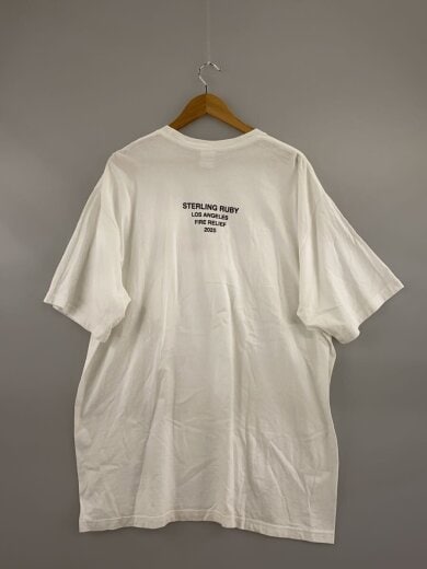 商品画像：LOS ANGELES FIRE RELIEF BOX LOGO TEE/XXL/コットン/WHT 2