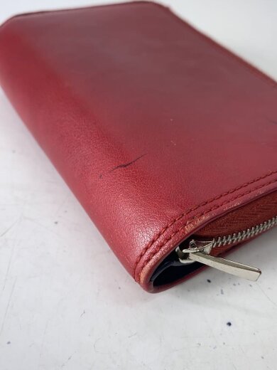 商品画像：2つ折り財布/レザー/RED/無地/レディース/10266N-7314// 9