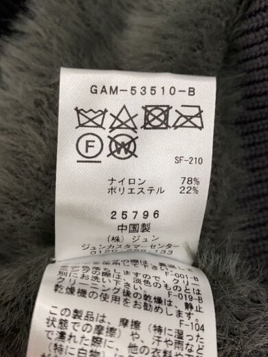 商品画像：フェザーヤーンニットプルオーバー/ニット・セーター/FREE/ナイロン/GRY/GAM-53510-B 4