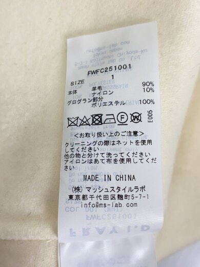 商品画像：コート/1/ウール/WHT/FWFC251001// 5
