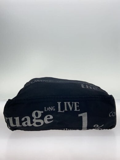 商品画像：グリッターロゴ/トートバッグ/コットン/BLK/GK-K202// 4