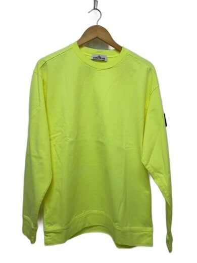 長袖Tシャツ/L/コットン/YLW/無地/801563750