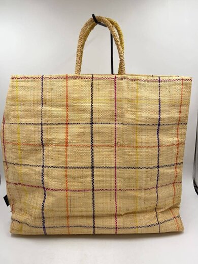 商品画像：トートバッグ/--/BEG/チェック 3