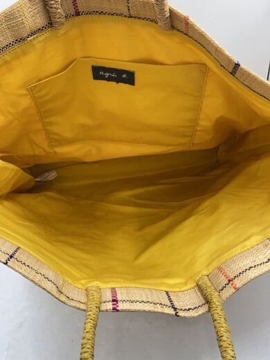 商品画像：トートバッグ/--/BEG/チェック 6