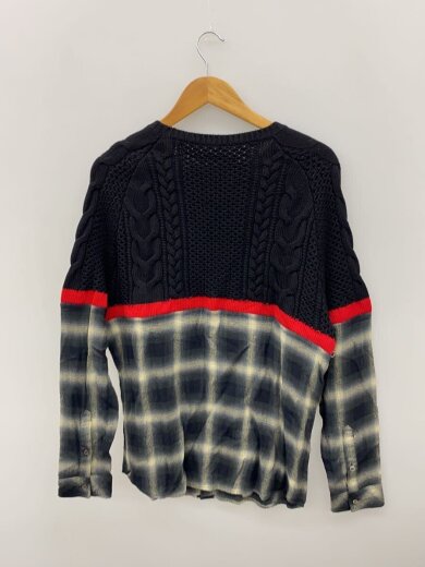 商品画像：長袖シャツ/46/ウール/BLK/CD-15W-0809 2