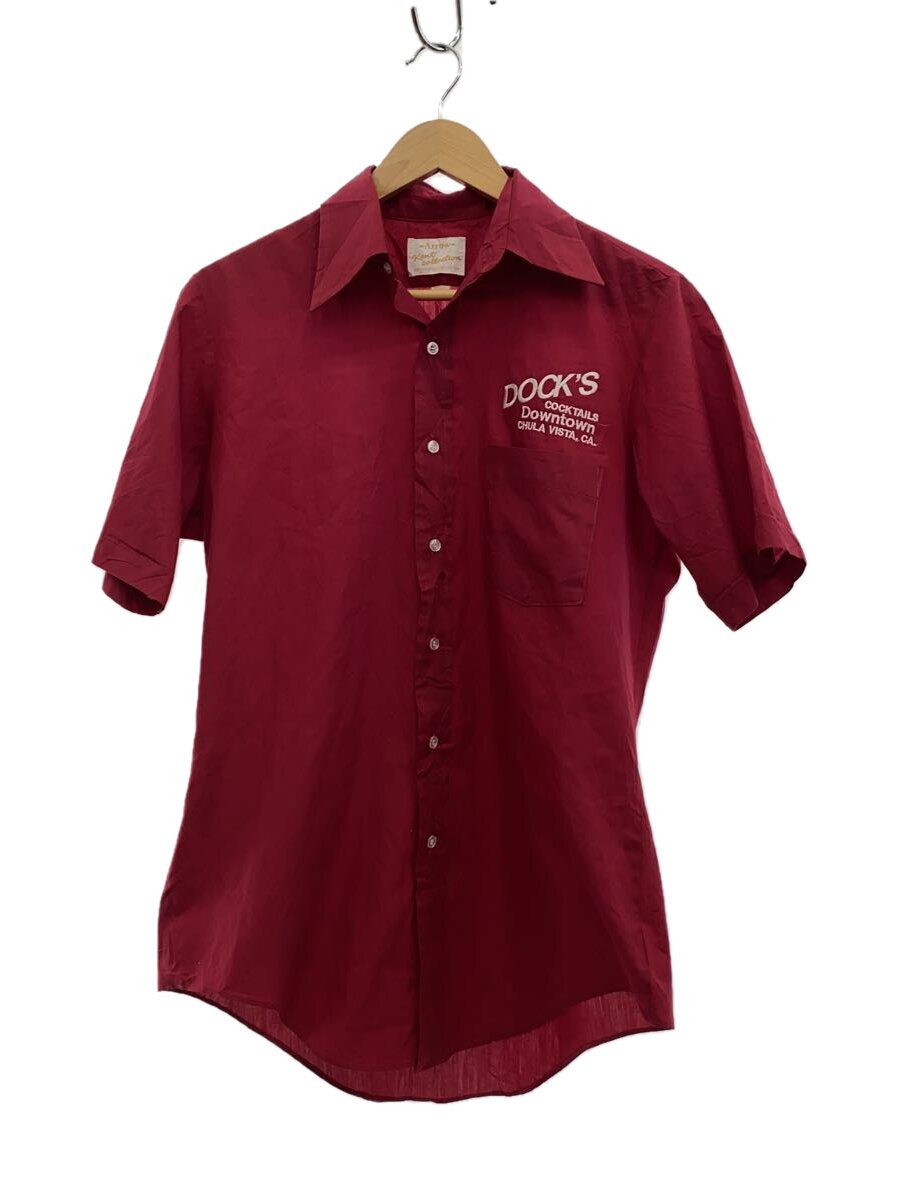 ARROW / 半袖シャツ/S/ポリエステル/BRD/60～70s