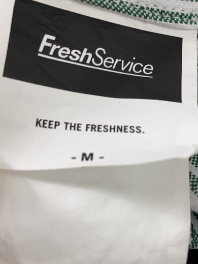 商品画像：半袖シャツ/M/コットン/GRN/ストライプ/FSC242-50004B 4