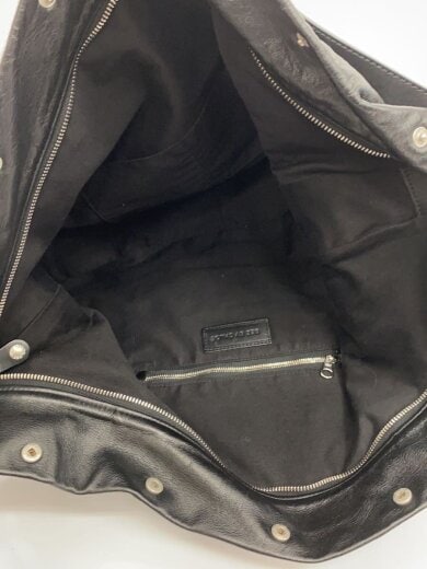 商品画像：トートバッグ/レザー/BLK/無地/04-12-87-85 6