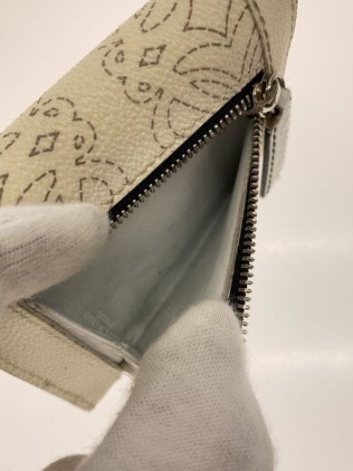 商品画像：2つ折り財布/レザー/WHT/総柄/レディース// 5