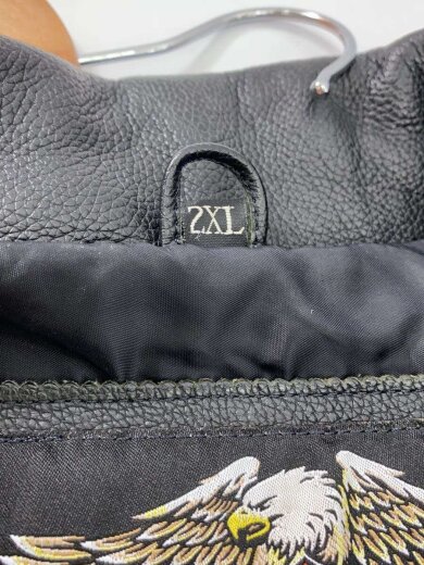 商品画像：ダブルライダースジャケット/XXL/レザー/BLK// 4