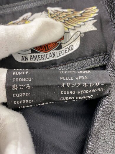 商品画像：ダブルライダースジャケット/XXL/レザー/BLK// 5