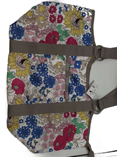 商品画像：トートバッグ/ポリエステル/マルチカラー/花柄 1