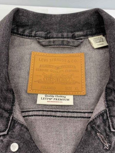 商品画像：Gジャン/XL/コットン/BLK/無地/PC9-A3174-0000// 3