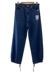 24SS/Cotton Tencel Denim Wide Pants/ボトム/46/コットン/I12PT004