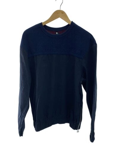 商品画像：長袖Tシャツ/M/コットン/NVY 1