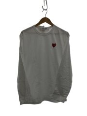 長袖Tシャツ/L/コットン/WHT/AX-T118