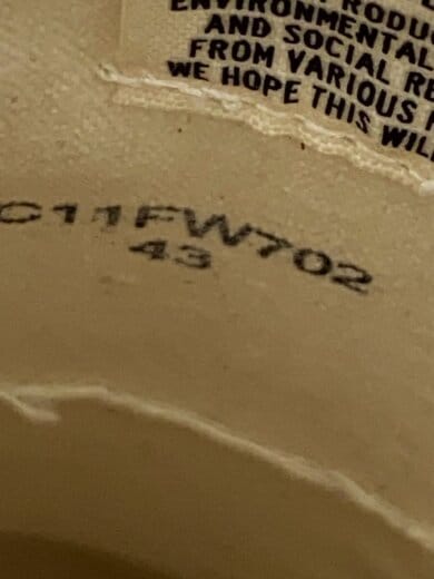 商品画像：シューズ/43/BLK/C11FW702 5