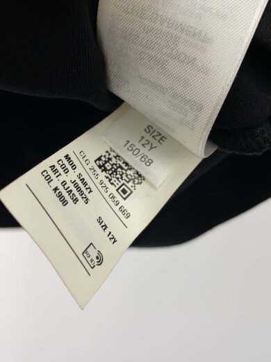 商品画像：長袖カットソー/12/レーヨン/BLK/無地 4