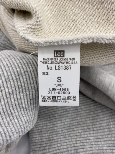 商品画像：スウェット/S/コットン/GRY/無地/LS1387// 4