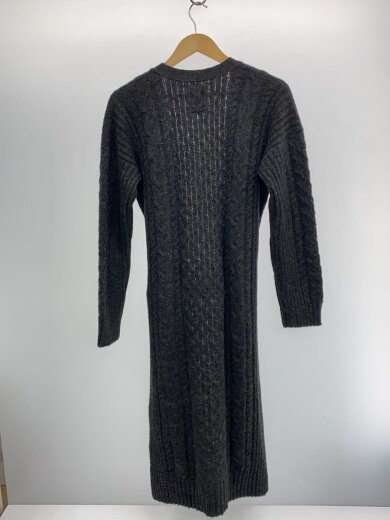 商品画像：カーディガン(厚手)/FREE/アクリル/GRY/無地 2