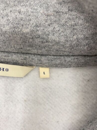 商品画像：スウェット/L/コットン/GRY/無地 4