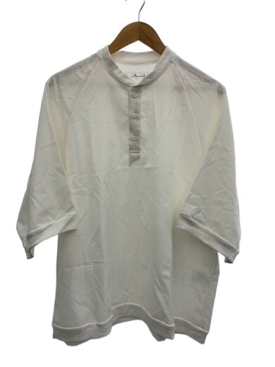 商品画像：Rin/ヘンリーネックカットソー/S/ポリエステル/WHT 1