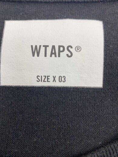 商品画像：長袖Tシャツ/3/コットン/BLK/無地/252atdt-csm07 4