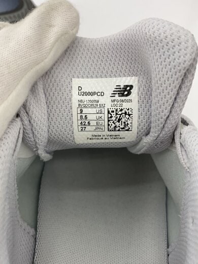 商品画像：ローカットスニーカー/27cm/GRY/U2000PCD// 5
