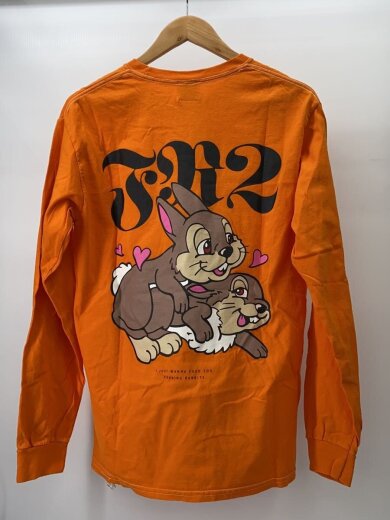 商品画像：長袖Tシャツ/M/コットン/ORN/無地 2