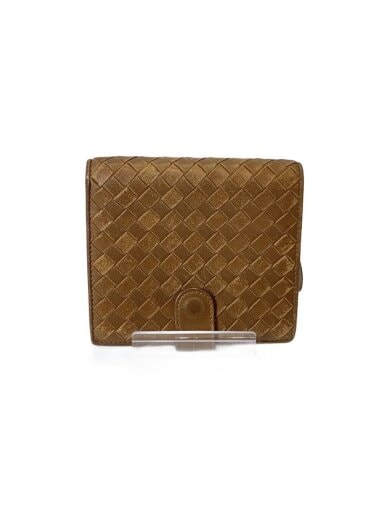 商品画像：2つ折り財布/レザー/BRW/無地/メンズ/114073 V001N 2802 1