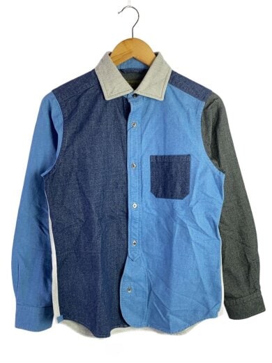 商品画像：長袖シャツ/44/コットン/BLU/8080010035 1
