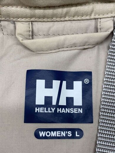 商品画像：ダウンジャケット/L/コットン/BEG/無地/HOE12156/首元黄ばみ有 3