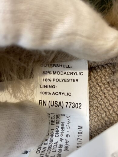 商品画像：マフラー/フェイクファー/BRW/無地/レディース/2212/201/710 3