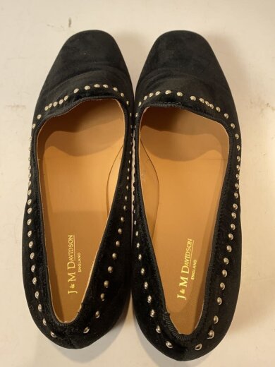 商品画像：フラットパンプス/37.5/BLK/ベロア 3