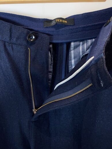 商品画像：ボトム/46/ウール/NVY/無地 3