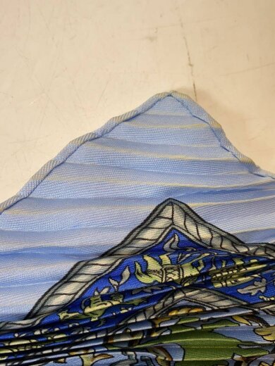 商品画像：スカーフ/シルク/BLU/レディース 3