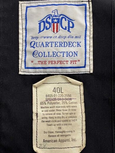 商品画像：オールウェザーステンカラーコート/40/コットン/BLK/8405-01-220-2556/状態考慮 3