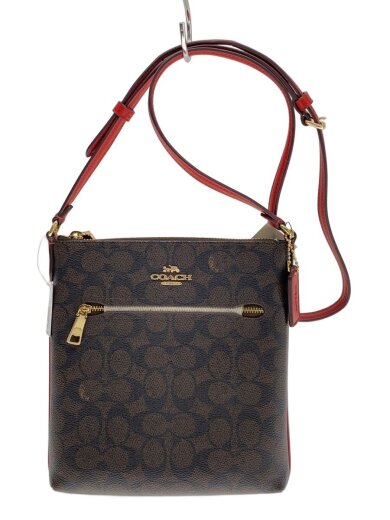 商品画像：ショルダーバッグ/レザー/BRW/総柄/CW325 1