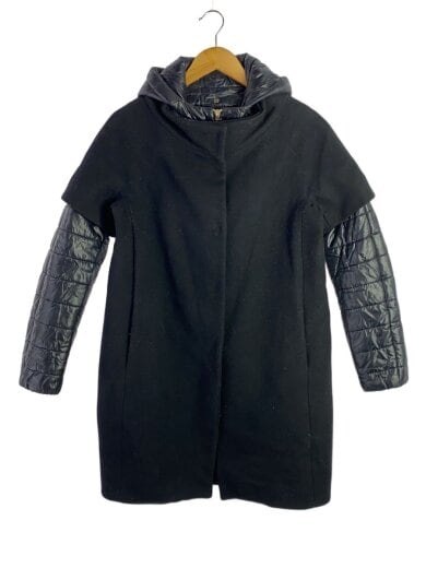 商品画像：レイヤードダウンコート/--/--/BLK 1