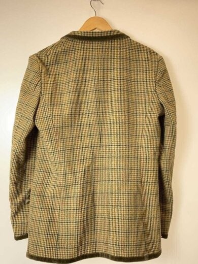 商品画像：テーラードジャケット/XL/ウール/チェック 2