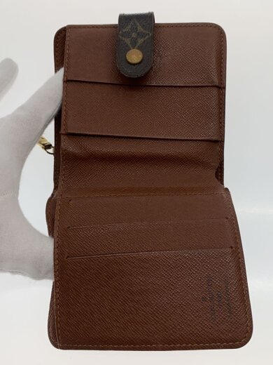 商品画像：コンパクト・ジップ_モノグラム・キャンバス/PVC/BRW/総柄/メンズ 4