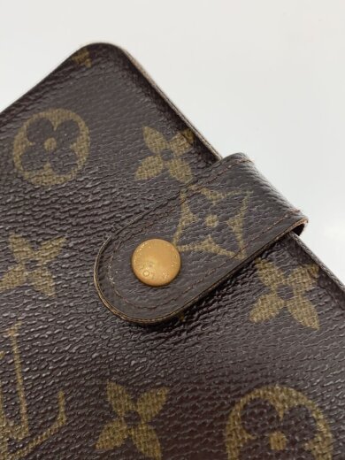 商品画像：コンパクト・ジップ_モノグラム・キャンバス/PVC/BRW/総柄/メンズ 8