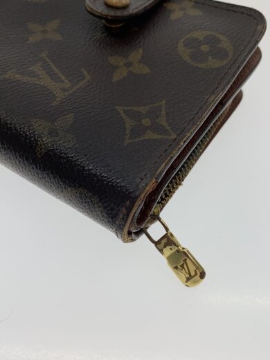 商品画像：コンパクト・ジップ_モノグラム・キャンバス/PVC/BRW/総柄/メンズ 9