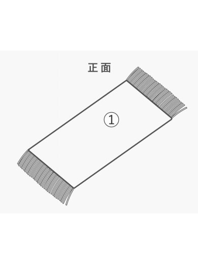 商品画像：ストール/コットン/WHT/メンズ 4