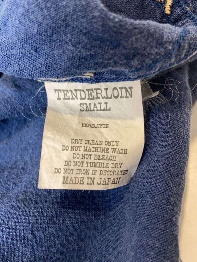 商品画像：半袖シャツ/S/レーヨン/BLU 4