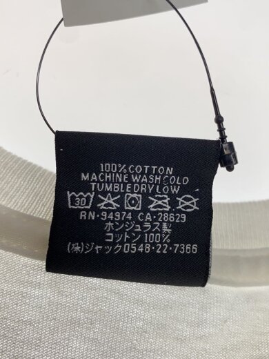 商品画像：Tシャツ/M/コットン/WHT// 4