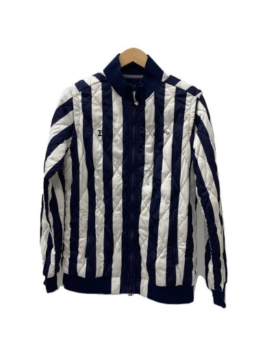 画像：Callawayキルティングジャケット/LL/ポリエステル/NVY/ストライプ/241-82105071