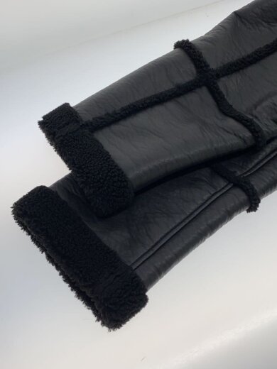 画像：6(ROKU) BEAUTY & YOUTH UNITED ARROWSFAKE LEATHER BOA JACKET/36/フェイクレザー/BLK/8625-151-02856