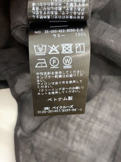 商品画像：長袖ブラウス/FREE/--/BLK/25-050-922-8050-2-0 4